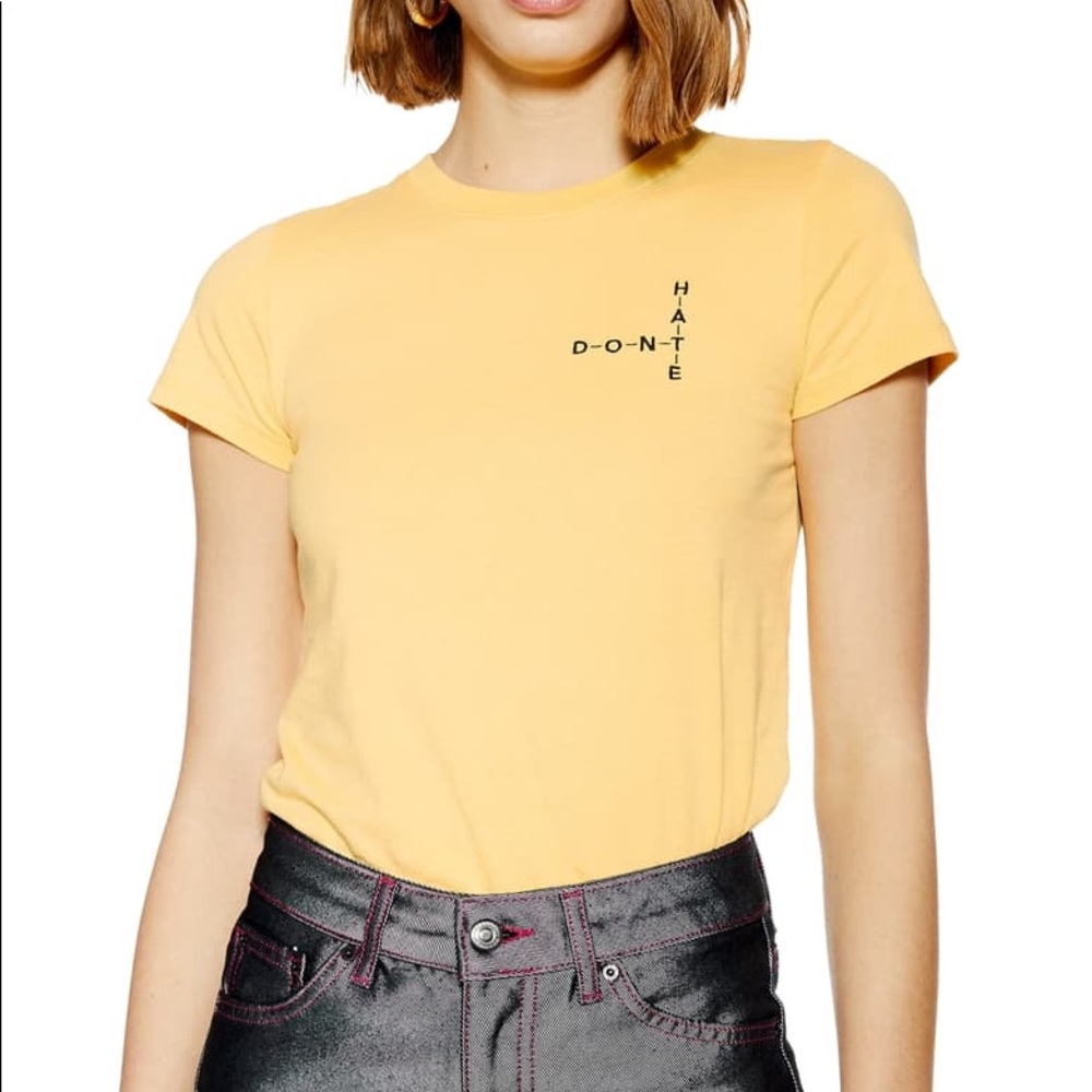 “Don’t Hate” T-Shirt from Topshop - Like New